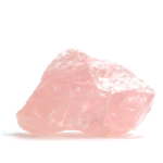 Rose Quartz in a pink organza bag
